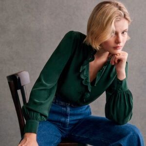 NWT Sezane Chlo Shirt